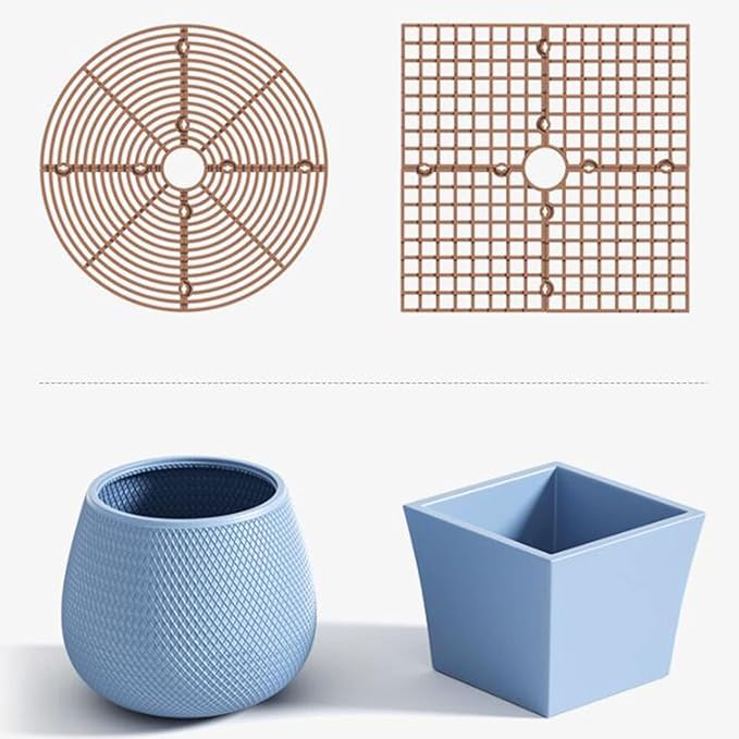 Plastic Potted Plant ence Durable lower Protective ence Hollow Cover Anti-pets Adjustable Easy Installation