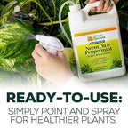 Neem Oil Spray for Plants with Peppermint Oil 128oz with Trigger Sprayer, Natural Plant Wash Made for Indoor and Outdoor Plants - 128oz Smart Grower