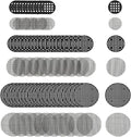 300 PCS Circular Flowerpot Hole Net Pads, 2 Styles and 6 Sizes, Flowerpot Soil Prevention, Leakage Prevention and Ventilation Pads, Indoor and Outdoor Plant Drainage Pads