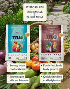 True Organic Bone Meal – Organic Fertilizer for Growth, Flowering, and Fruit Production – 3lb Bag Covers 61 Sq. Ft.