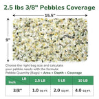 GreatBuddy 2.5-lb Decorative Rocks for Indoor Plants, 3/8" Jade Pebbles for Planters, Gravel for Succulent, Vases, Bamboo, Garden Landscaping, Crafts, Aquariums, Natural Polished