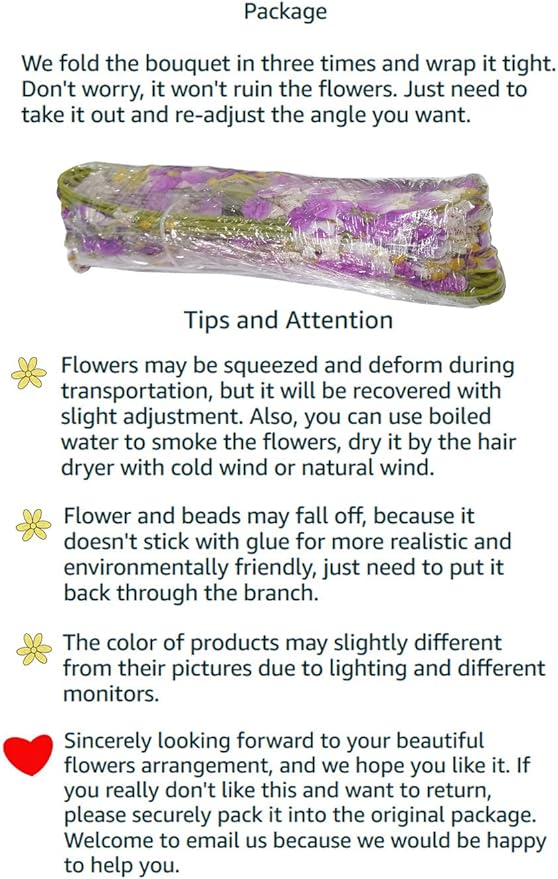 Purple Flowers Artificial Silk Orchids 12 Pcs (Each 38.5”) Long Stem Artificial Flowers for Tall Vase No Include Vase