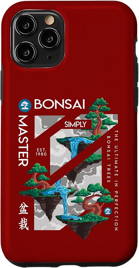 iPhone 11 Pro Zen Bonsai Tree Niwaki Japanese Garden Art Botanists Case