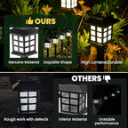GIGALUMI Solar Outdoor Lights，10 Pack LED Solar Lights Outdoor Waterproof, Solar Walkway Lights Maintain 10 Hours of Lighting for Your Garden, Landscape, Path, Yard, Patio, Driveway
