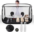 Salcod Large Still Air Box Mushroom Grow Tent - 38x20x25 Inch Clean Air Workstation, Sturdy Flow Hood for Grow Bags, Growers, and Home Scientists