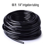 Drip Irrigation System for Garden, 66 ft Garden Watering System Drip Irrigation Kit, with 20pcs 360° Bending Mister Nozzles, for Lawn Yard Flower Green Houses Plants