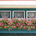 Grunyia 10 Bundles Artificial Fake Flowers, Faux Outdoor Plastic Plants UV Resistant Shrubs Outside Indoor Decorations (Pink-Eucalyptus)