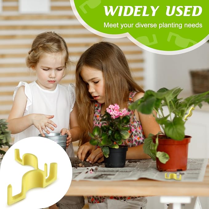 Feekoon 40 Pack Universal LST Plant Training Clips Reusable Low Stress Branch Benders for Enhanced Light Exposure & Airflow – Ideal for Indoor Gardening Cultivation to Bend or Interlock Stems (Yellow)