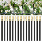 Brass Misting Nozzles for 5/16 Inch Drip Irrigation Tubing, 360° Adjustable Rotating Sprayers for Garden, Greenhouse & Outdoor Cooling, 15 Pack