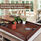 39.5"x 39.5" Extra Large Potting Mat for Indoor Plants Transplanting and Potting Soil Control-Gardening Gifts for Plant Lovers
