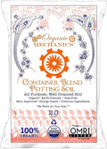 Organic Mechanics Container Blend Potting Soil, 2 Cu Ft - All-Purpose, Peat-Free, Well-Drained Blend with Compost, Rice Hulls, and Worm Castings for Growing Annuals, Perennials, Woody Plants