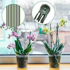 50Pcs Plant Stake Clip Set Green, Plant Sticks Supplies Support Tall, Useful Support Clips, Fine Workmanship Allow Bending Suitable for Various Plant Pots Indoors and Outdoors