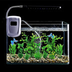 PietyPet Fish Tank Accessories Green Plants, 10pcs Green Fish Tank Decorations, Aquarium Decor Plastic Plants