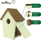 Wild Wings Decorative Bluebird House Spring Ivy, White