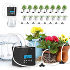 Automatic Watering System for Potted Plants | Indoor Plant Waterer with Programmable Timer, Dual Self-Priming Pumps, Drip Irrigation Kit for Up to 20 Plants