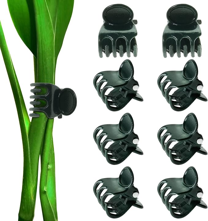 BEADNOVA Orchid Support Clips - 300PCS Plant Clips for Flower, Vine