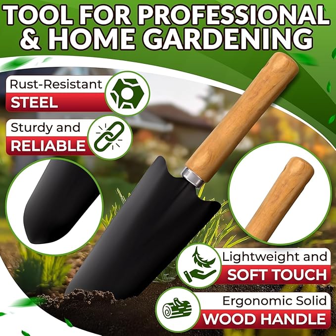 10 Pcs Gardening Tool Set for Women – All-in-One Garden Tools Set with Handy Tote Bag, Ergonomic Design & Rust-Resistant Steel – Gardening Tools for Women for Easy Garden Care & Gifts for Plant Lovers