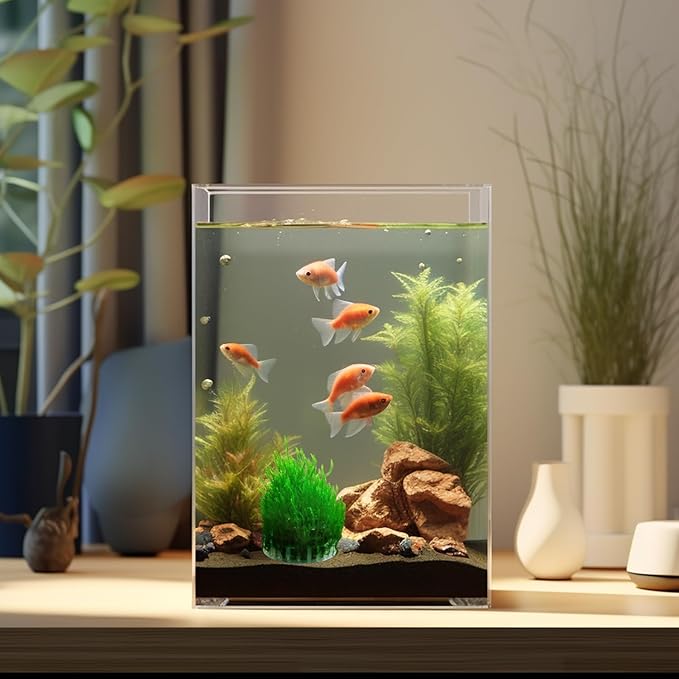 4 Pcs Aquarium Moss Ball Holder Plastic Aquarium Shrimp Fish Tank Plant Shaping Filter Ornaments Decor