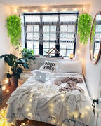 Artificial Hanging Plants Wall Decoration Faux Hanging Plants Indoor Fake Money Plants Hanging Plants Fake Plastic Plants for Indoor Bedroom Wall Home Garden Wedding Party Decorations(Light Green)