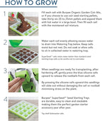 Burpee SuperSeed Seed Starting Tray | 36 Cell Reusable Seed Starter Tray | for Starting Vegetable, Flower & Herb Seeds | Indoor Grow Kit for Plant Seedlings | for Germination Success