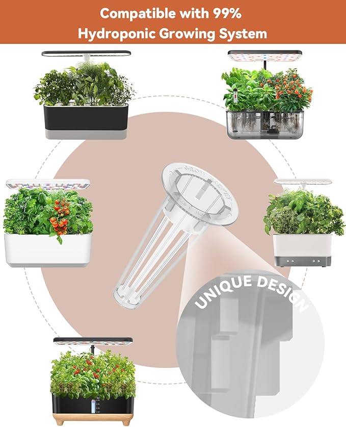 LYKOCLEAN Fruits Seed Pod Kit for AeroGarden, Ahopegarden, iDoo, GARDENCUBE, MUFGA with Strawberry, Cucumber, Red/Golden Cherry Tomato, Compatible with All Indoor Hydroponics Growing System, 8-Pod