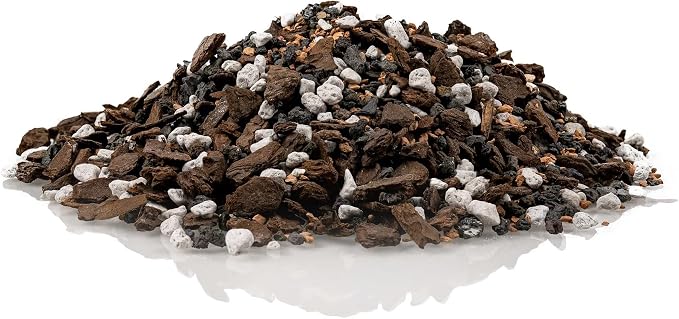 Premium Bonsai Soil All Purpose Fast Draining Mix - Pumice, Lava, Calcined Clay and Pine Bark Potting Pre Mixed Bonsai Plant Soil Mixture by GARDENERA- Made in USA - (2 Quart Bag)