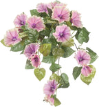 OakRidge Artificial Petunia Hanging Stem, Polyester – Pink, 25” Long – Faux Floral Home Décor for Indoor/Outdoor Use