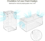 Jumping Spider Enclosure Set, Terrestrial Arboreal Combo, Acrylic Tarantula Terrarium, Praying Mantis Habitat, No Assembly, 2-Size Kit, Medium