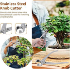 Bonsai Tools Concave Cutter Knob Cutter 180 mm BonsaiCutters Branch Cutter Bonsai Scissor Tree Clippers Pruning BonsaiTrimmer Gardening Tools