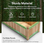 VIVOSUN 3.6 x 1.3Ft Wooden Raised Garden Bed, 43.5 x 16 x 14 Inches, Outdoor Wood Planter Box with Screwdriver and a Liner for Garden, Patio, Balcony, Backyard and Outdoors, 2Pcs