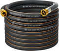 5/8 in. × 50 ft. High Flow Heavy Duty Garden Hose Flexible Hybrid Rubber Water Hose, No Memory Durable Premium Water Hose for Watering, Irrigation, Water Transfer Pump