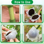 Markeny Reusable Plant Rooting Ball, Plant Propagation Root Ball Effective Invisible Propagation(15PCS), White