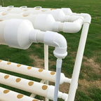 FLTRGO Hydroponics Growing System, Hydroponics Growing System Tower, PVC Pipe, 108 Holes, for Planting Vegetables, Indoor Garden System Tall Hydroponics System Outdoor
