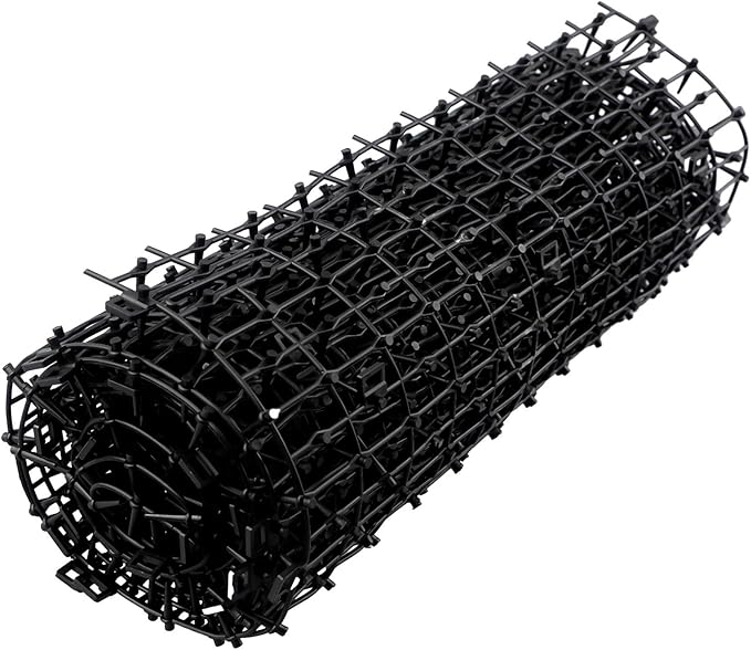 Cat Dog Scat Mat 2M, Plastic Spike Deterrent Strip For Garden, Humane Animal To Protect Plants And Pots From Digging And Climbing, Black
