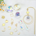 DIY Sun Catcher Kits for Adults, 260 pcs Crystal Suncatchers Making Suppliers for Garden Plant Windows Hanging Art and Crafts for Women Valentines Mother's Day Birthday Gifts Home Decor