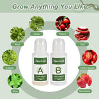 Tigvio 800ml Hydroponic Nutrients A&B for Aerogarden Plant Food Growth - Fertilizer for Indoor Hydroponics Garden & Growing Vegetables, Fruits, Flowers (800ml)