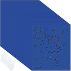 Qualirey 200 Pcs 6x8 Inch Blue Sticky Traps for Thrips Double Sided Sticky Trap for Gnats Plant,Pest Control for Fungus Gnats, Thrips, Whiteflies – Bulk Pack with Twist Ties
