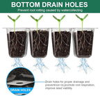12 Pack Seed Starter Tray Seed Starter Kit (144 Cells Total Tray) with Humidity Adjustable Dome, for Seeds Growing Starting Plant Germination Trays, Mini Green House Germination Trays.