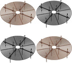 Four Piece Flower Pot Grids Set Designed for Plant Protection from Pets, Made with Resistant Plastic Material for Indoor and Outdoor Use (B)
