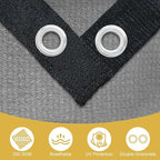 Shade&Beyond 90% Sun Shade Cloth with Grommets, 6' X 20' Pergola Shade Cover Canopy, Mesh Tarp Sun Screens for Patio, Outdoor, Garden, Backyard, Light Gray