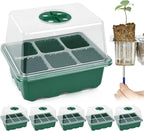 Artcome 5-Pack Seed Starter Tray - 6 Cells Each with Push-Up Ejector - Seed Starter Kit for Rapid Growth and Healthy Seedlings at Home - 30 Cells in Total