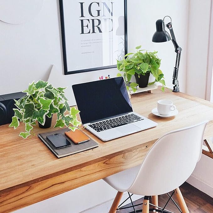 AceList 2 Pack Fake Plants Decor, Artificial Plants for Home Decor Indoor, Fake Ivy Potted Plants for Shelf Decor Realistic Faux Plants Indoor with Pot for Home Living Room Bedroom Office Decoration