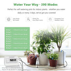 82FT Automatic Plant Watering System–HEKIWAY 390 Adjustable Watering Modes, Supports 30 Pots | Indoor Garden System & Vacation Plant Watering Devices, Auto Watering for Plants Outdoor