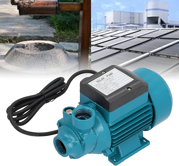 Solar For Irrigation, DC 12V 180W Solar Well Pump Kit Water Transfer Pump with Outlet Pipe Joint for Garden Lawn Irrigation System