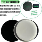 Yukfona Ceramic Plant Saucer Pot Tray White 2pcs-12 Inch, Planter Saucers 4 5 6 7 8 9 10 11 12 Inch for Indoors Outdoor, Durable Sturdy Flower Drainage Tray for Glazed Pots Base (12.5 Inch-2-White)
