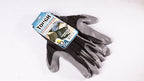 Brussel’s Bonsai Nitrile Tough Gardening Gloves – Durable Nitrile Coated Gloves – Black, Pair, XL