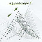 Cucumber Trellis for Garden - 4 Pack, 48" L x 24" W Garden Trellis for Climbing Plants Outdoor with Support Structures, A Frame Trellis for Climbing Vegetables Peas, Vine, Bean