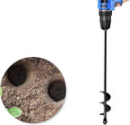 Garden Tools Blub Planter for Planting Auger Drill Bit 1.57x17.7 Inches