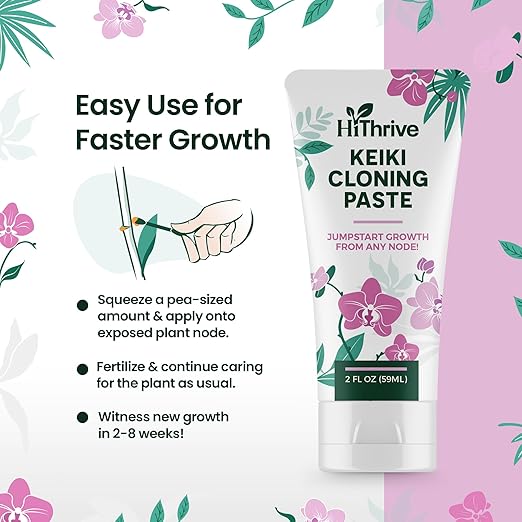 Keiki Paste 2oz - Cloning Paste for Plants Up to 150 Applications, Keiki Paste for Plants to Grow Orchids Baby Plant & New Blooms, Ideal for Orchids & Houseplants, Convenient Plant Cloning Formula