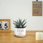 Thank You for Helping Me Grow Ceramic Succulent Funny Planter Pots for Plant Lovers Teacher Birthday Christmas Thanksgiving Gift, 3.6 Inch (Plant Not Included)